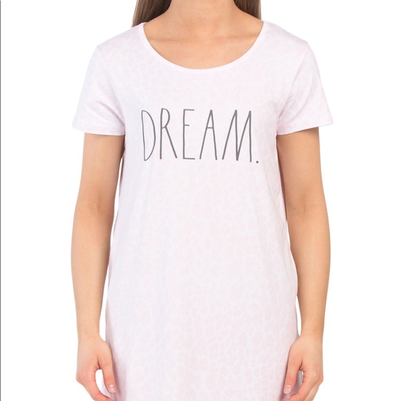 Rae Dunn Other - ****SOLD****Rae Dunn Nightgown Dream pink animal print Size XL